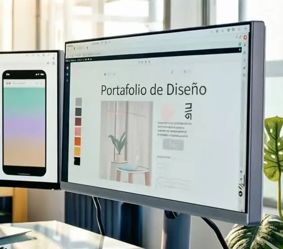 Desarrollo web: portafolio de diseño